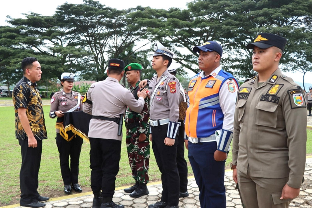 Polres Tanggamus Gelar Apel Pasukan Operasi Ketupat Krakatau 2026, Siap Amankan Idul Fitri 1447 H